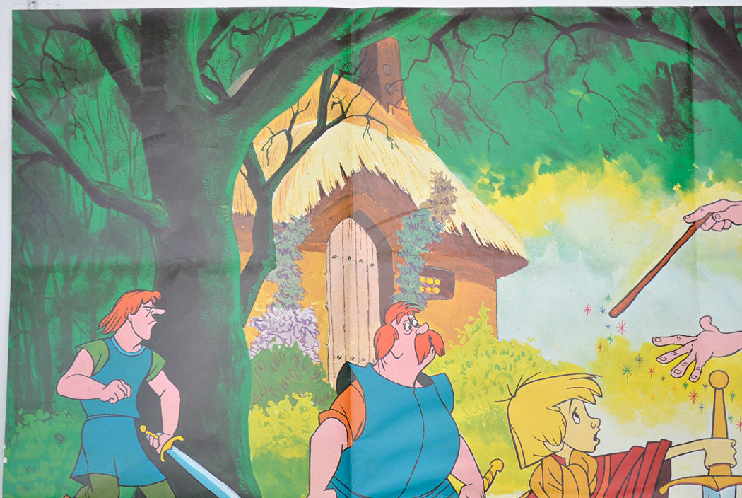 THE SWORD IN THE STONE (Top Left) Cinema Quad Movie Poster 