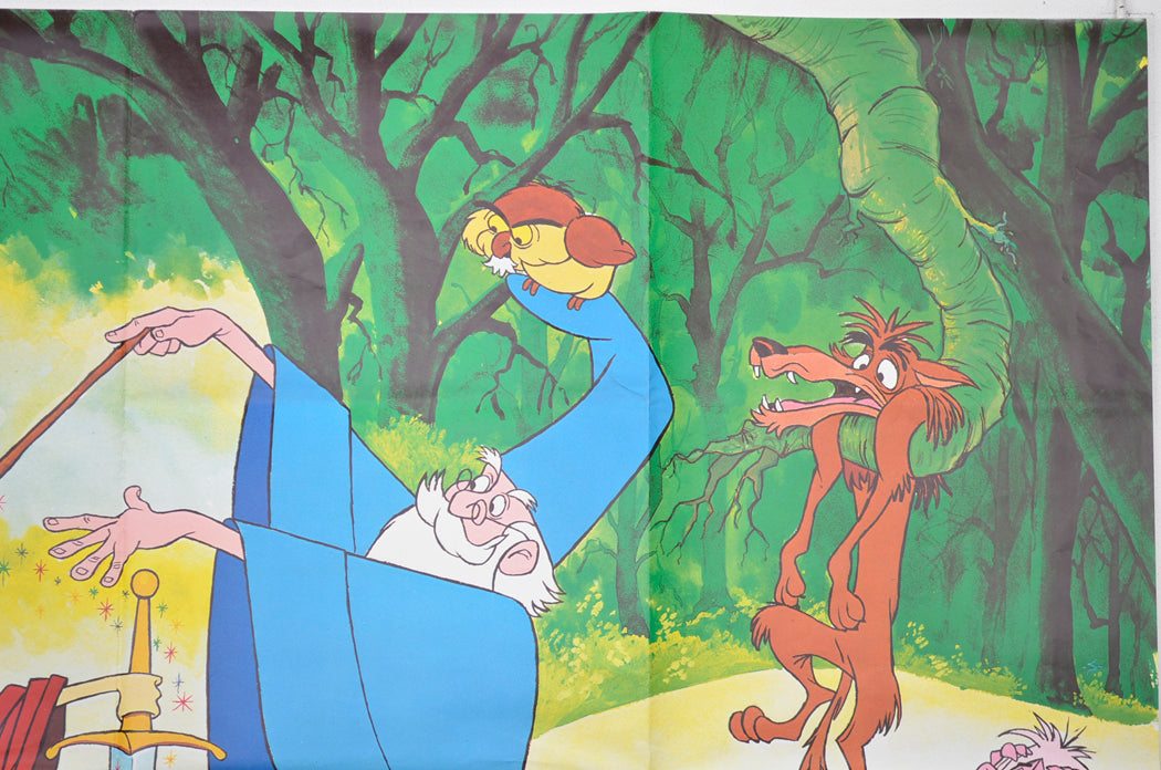 THE SWORD IN THE STONE (Top Right) Cinema Quad Movie Poster 