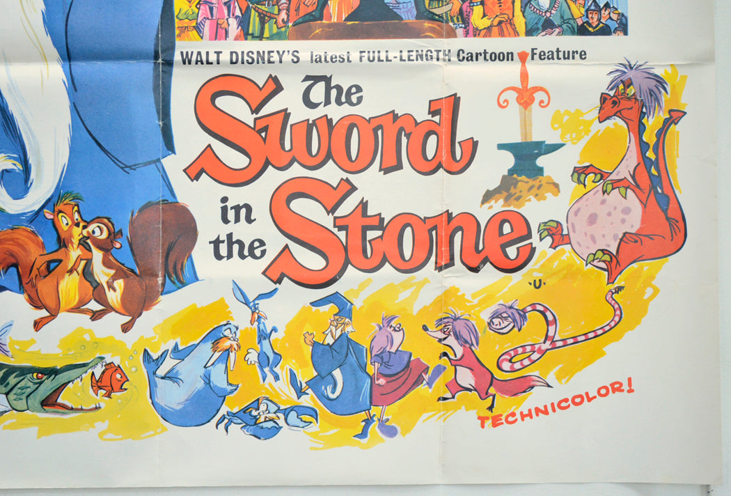 THE SWORD IN THE STONE (Bottom Right) Cinema Quad Movie Poster 