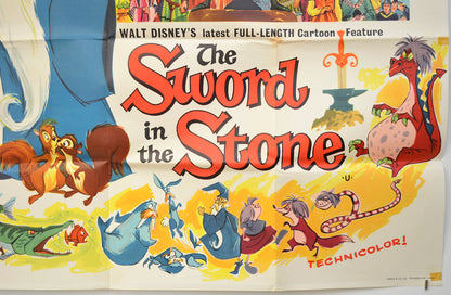 THE SWORD IN THE STONE (Bottom Right) Cinema Quad Movie Poster 