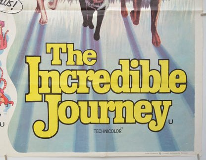 SWORD IN THE STONE / THE INCREDIBLE JOURNEY (Bottom Right) Cinema Quad Movie Poster 