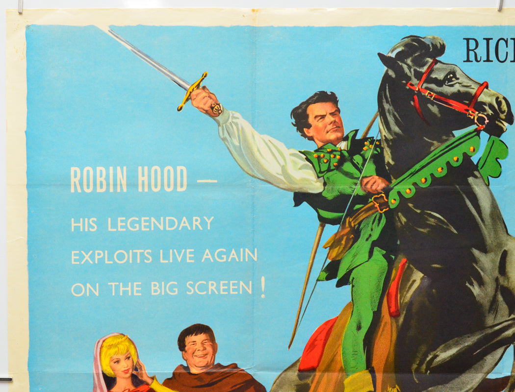 Sword Of Sherwood Forest (Top Left) Cinema Quad Movie Poster 