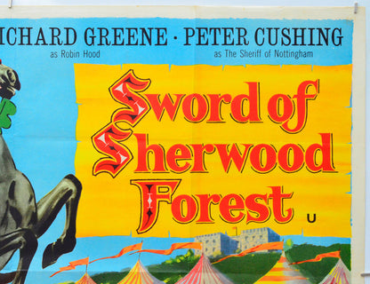 Sword Of Sherwood Forest (Top Right) Cinema Quad Movie Poster 