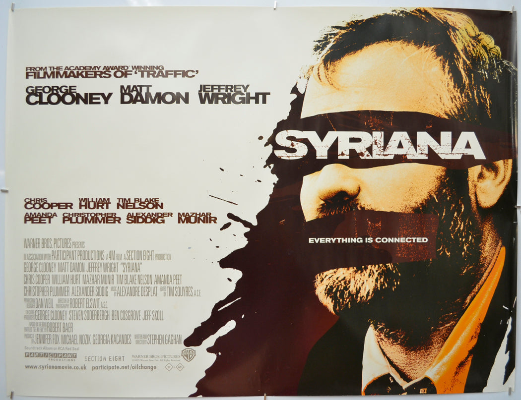 Syriana - Original Quad Poster - Film Poster - Movie Poster