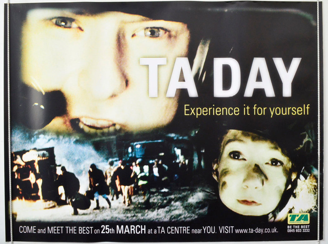 T.A. Day  (Territorial Army Cinema Advertising Poster)   Original British Quad Poster - Movie Poster