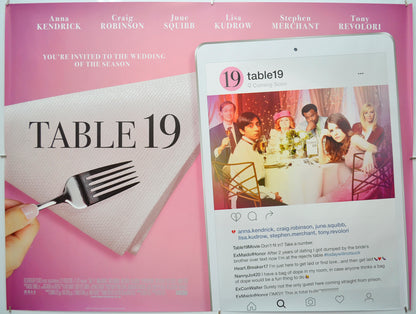 Table 19 - Original Quad Poster - Film Poster - Movie Poster