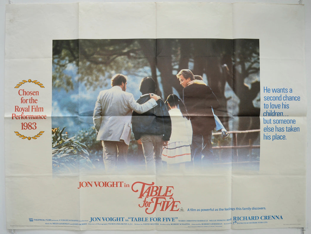 Table For Five  Original British Quad Poster - Film Poster - Movie Poster 