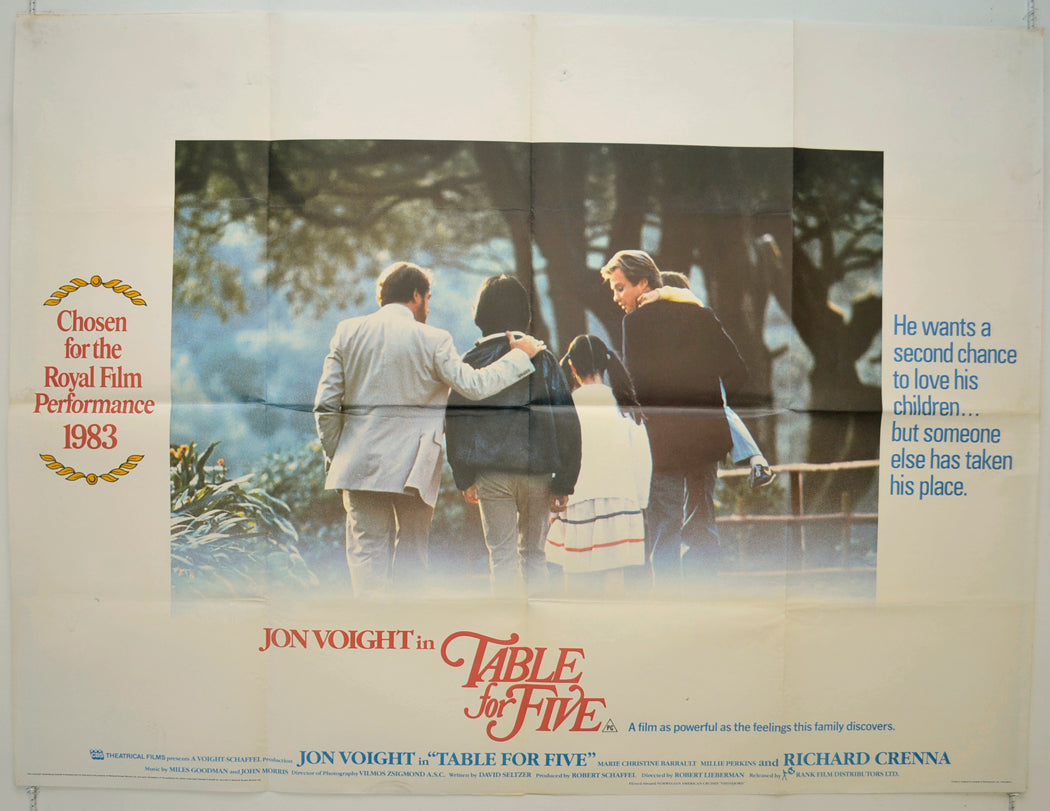 Table For Five Original Quad Poster - Film Poster - Movie Poster  