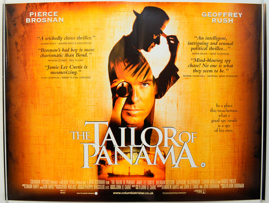 The Tailor Of Panama Original Quad Poster - Film Poster - Movie Poster  