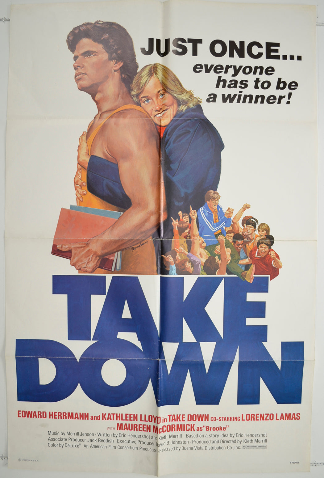 Take Down  Original One Sheet Poster - Film Poster - Movie Poster 