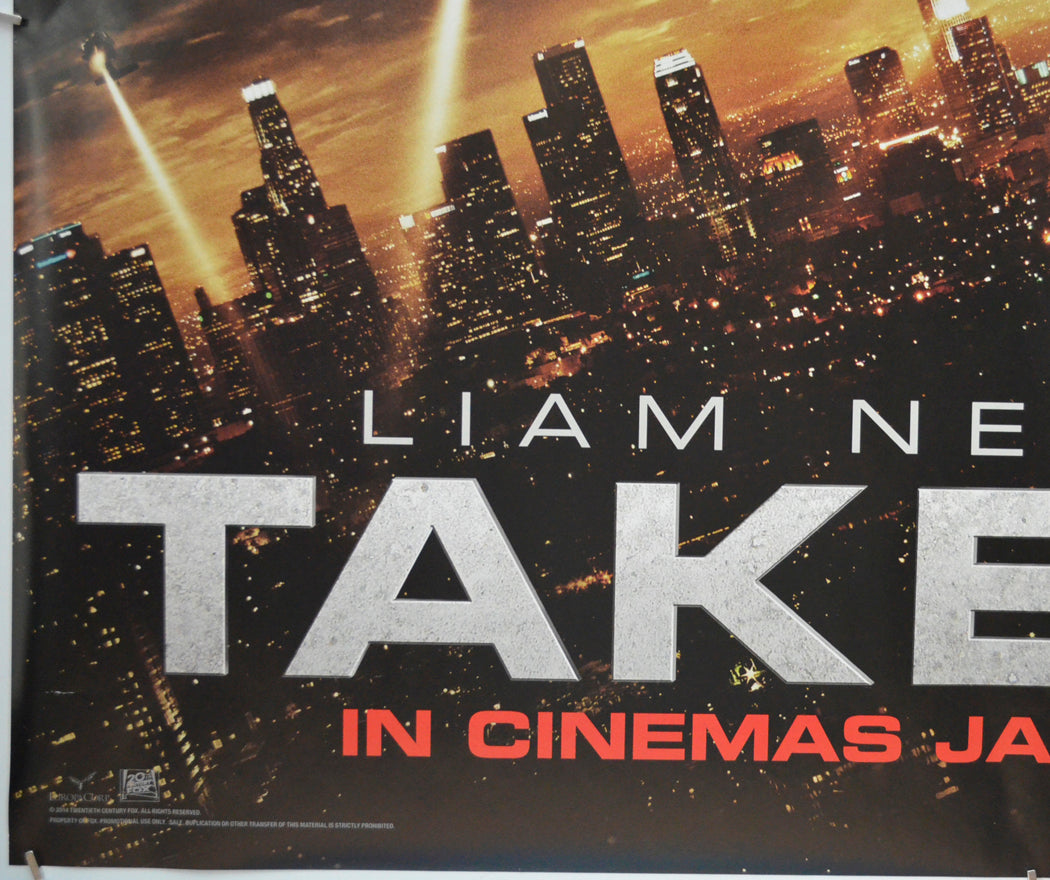 TAKEN 3 (Bottom Left) Cinema Quad Movie Poster 