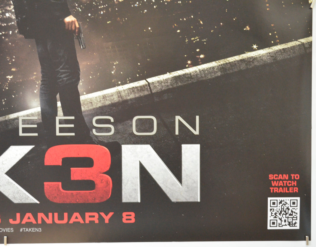 TAKEN 3 (Bottom Right) Cinema Quad Movie Poster 