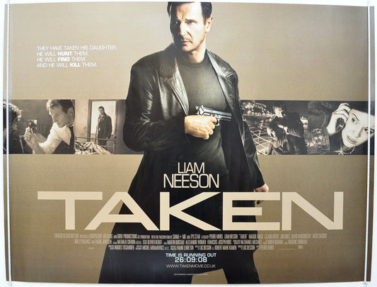 Taken Original Quad Poster - Film Poster - Movie Poster  