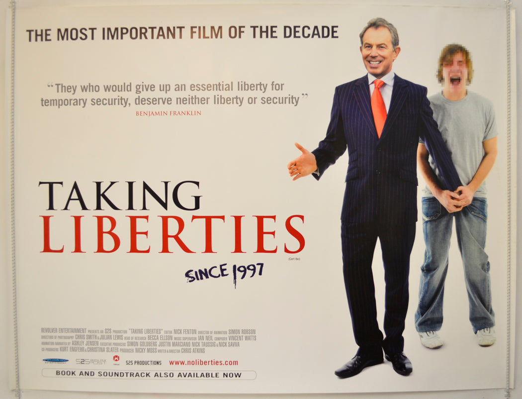 Taking Liberties  Original Quad Poster - Film Poster - Movie Poster