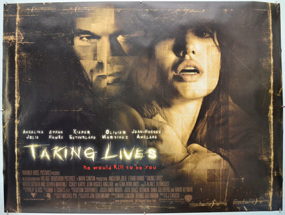 Taking Lives Original Quad Poster - Film Poster - Movie Poster