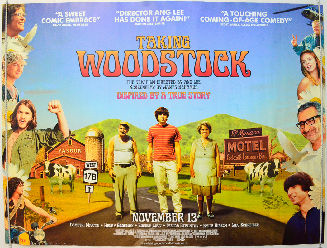 Taking Woodstock Original British Quad Poster - Film Poster - Movie Poster 