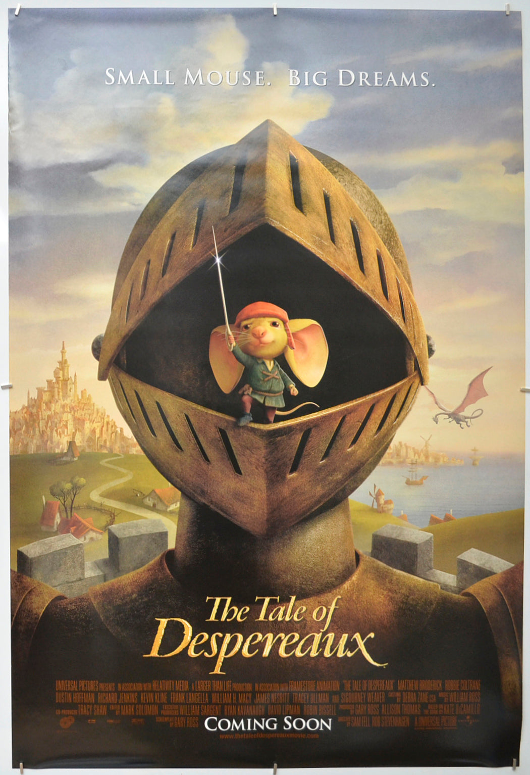 The Tale Of Despereaux Original One Sheet Poster - Film Poster - Movie Poster