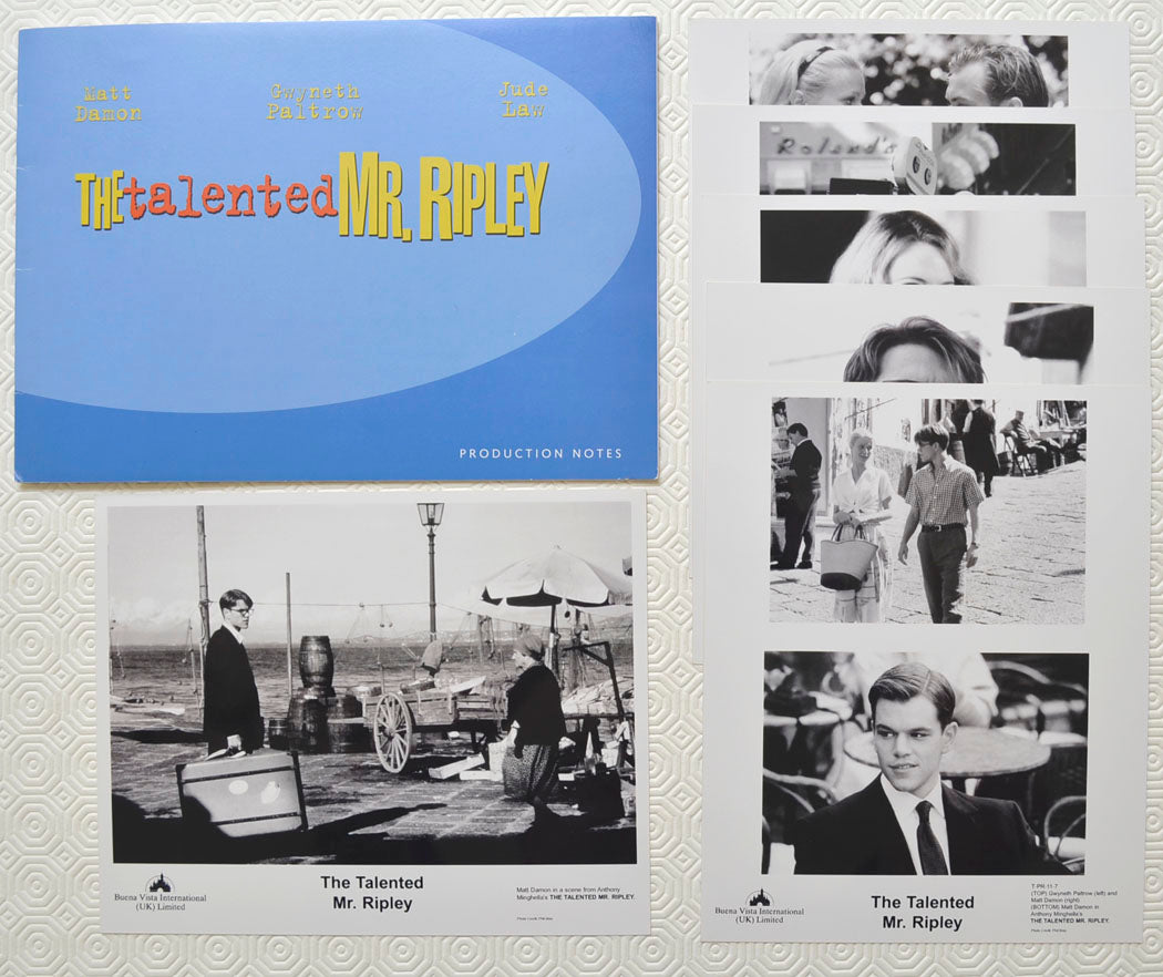 The Talented Mr Ripley Original Cinema Exhibitors Press Kit 