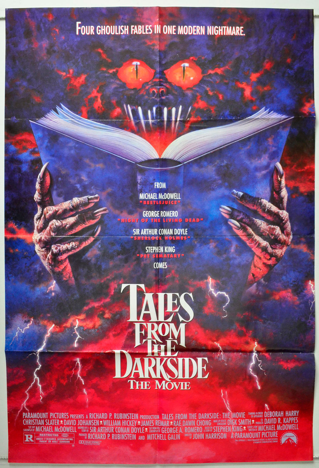 Tales From The Darkside : The Movie Original One Sheet Poster - Movie Poster