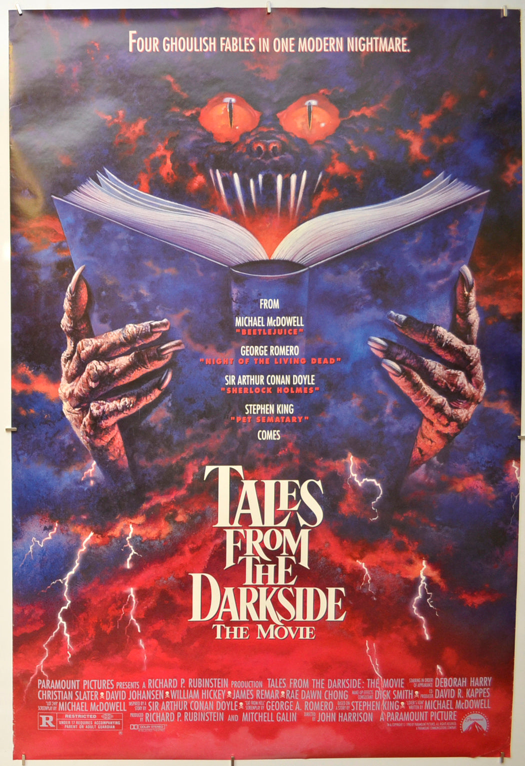 Tales From The Darkside : The Movie Original One Sheet Poster - Film Poster - Movie Poster  