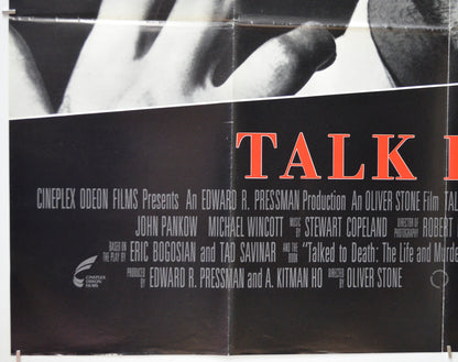 TALK RADIO (Bottom Left) Cinema Quad Movie Poster 