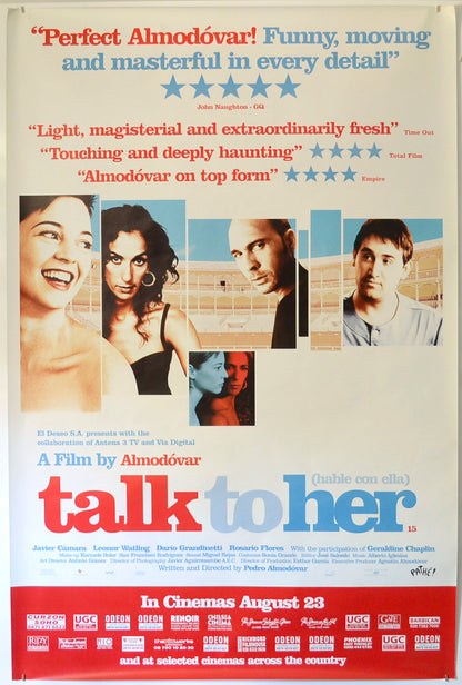 Talk To Her  (a.k.a. Hable Con Ella)  Original British 4 Sheet Poster  - Film Poster - Movie Poster