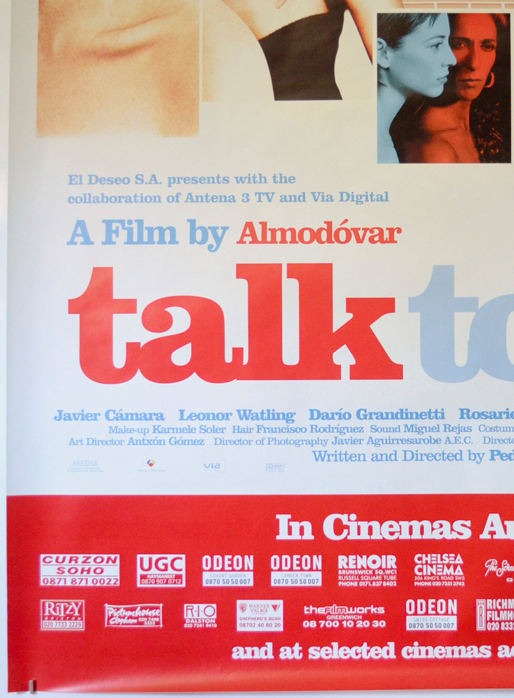 TALK TO HER (Bottom Left) Cinema 4 Sheet Movie Poster 