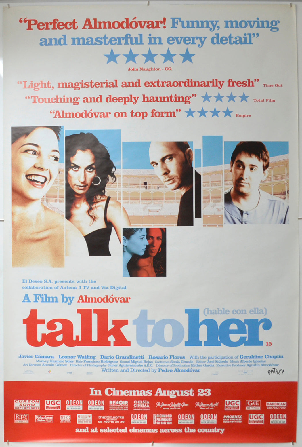 Talk To Her (a.k.a. Hable Con Ella) Original 4-sheet Poster - Film Poster - Movie Poster