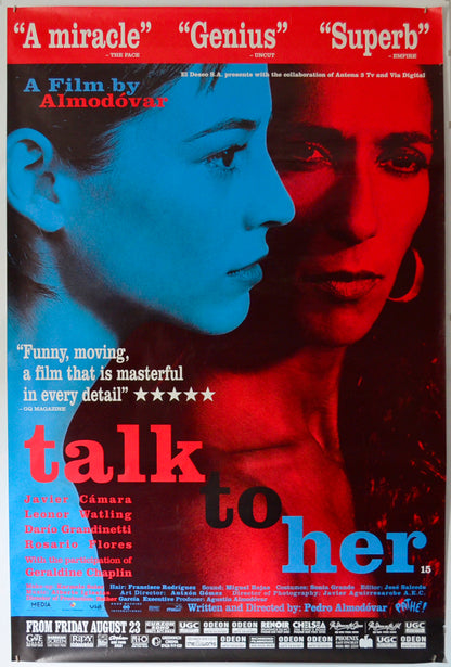 Talk To Her  (a.k.a. Hable Con Ella)  Original British 4 Sheet Poster – Version 2   - Film Poster - Movie Poster