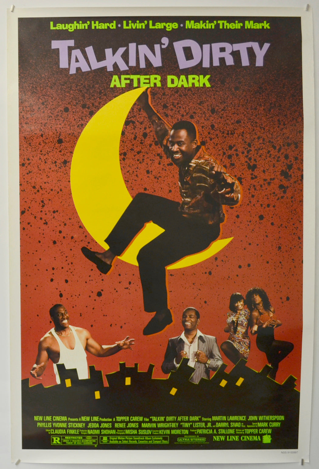 Talkin' Dirty After Dark  Original One Sheet Poster - Film Poster - Movie Poster