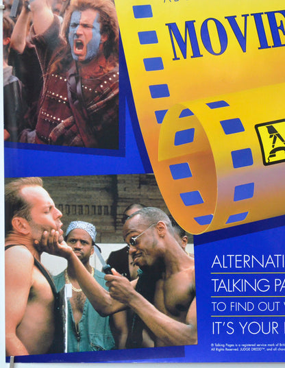 TALKING PAGES 1995 ADVERTISING POSTER (Bottom Left) Cinema Double Crown Movie Poster 