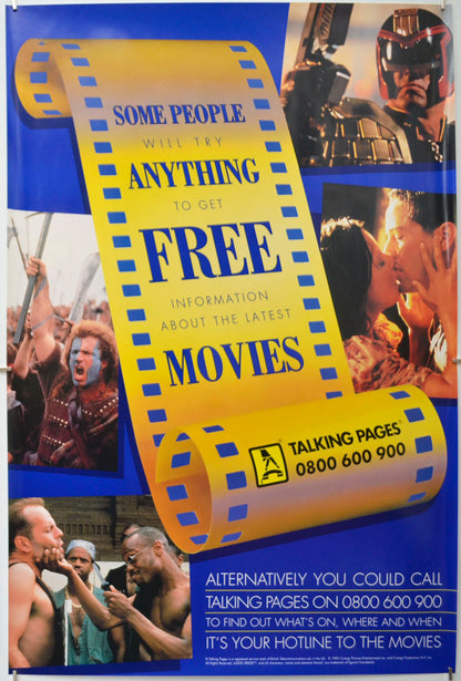 Talking Pages (1995 Advertising Poster – Version 2) Original Double Crown Poster - Film Poster - Movie Poster