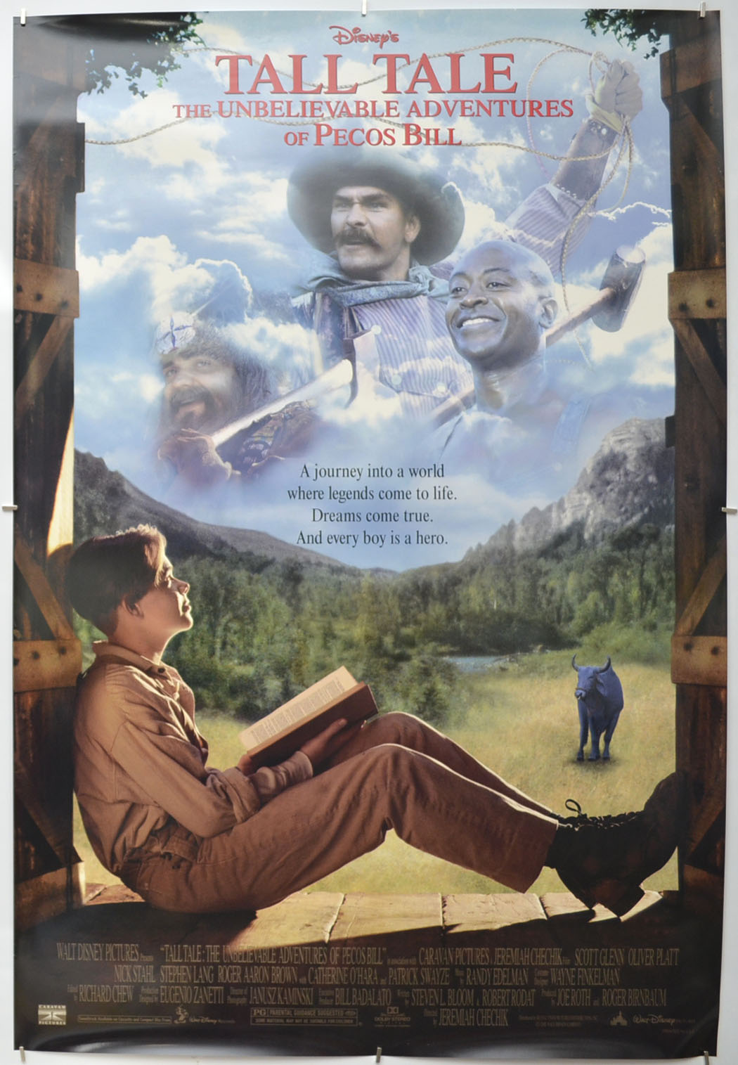 Tall Tale (a.k.a. Tall Tale - The Unbelievable Adventures of Pecos Bill) Original One Sheet Poster - Film Poster - Movie Poster