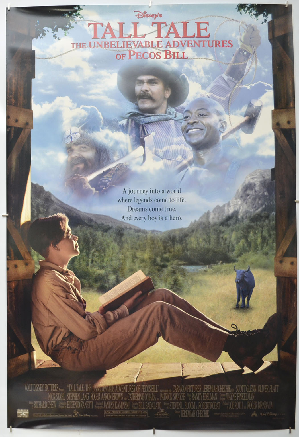 Tall Tale (a.k.a. Tall Tale - The Unbelievable Adventures of Pecos Bill) Original One Sheet Poster - Film Poster - Movie Poster