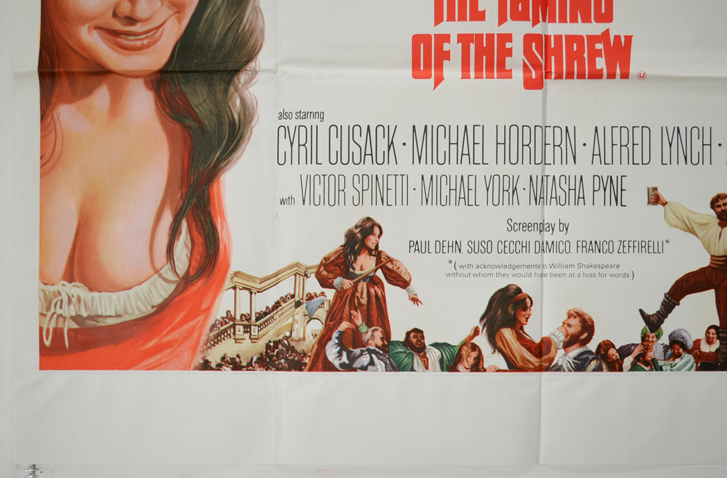 THE TAMING OF THE SHREW (Bottom Left) Cinema Quad Movie Poster 