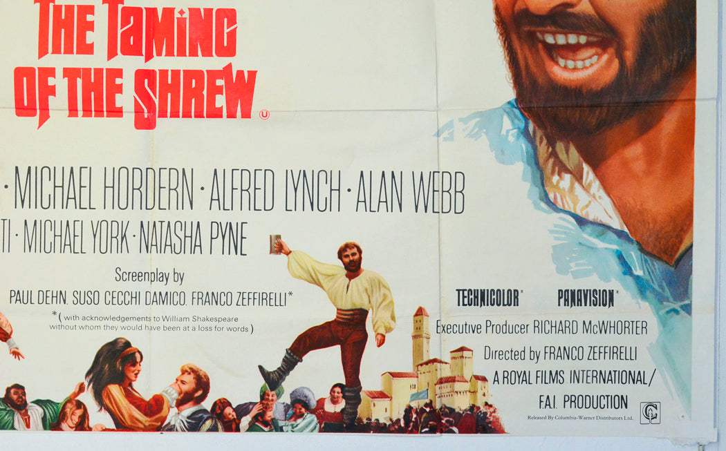 THE TAMING OF THE SHREW (Bottom Right) Cinema Quad Movie Poster 