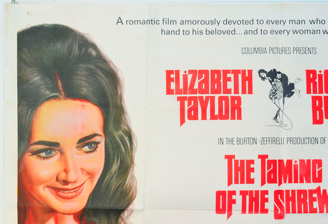 THE TAMING OF THE SHREW (Top Left) Cinema Quad Movie Poster 