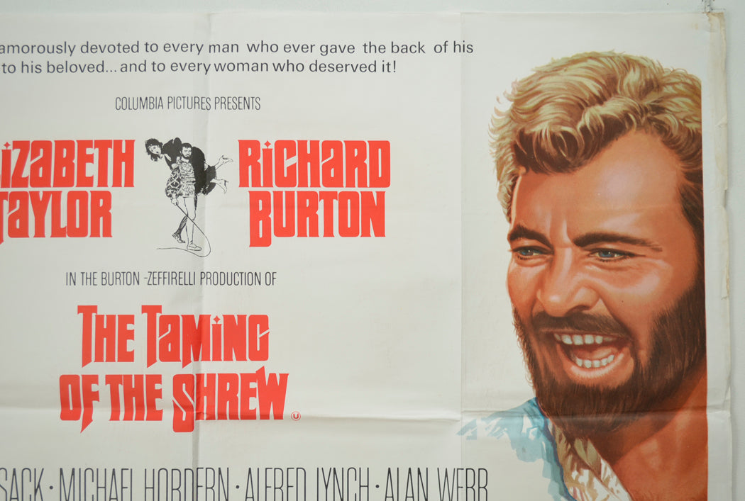 THE TAMING OF THE SHREW (Top Right) Cinema Quad Movie Poster 