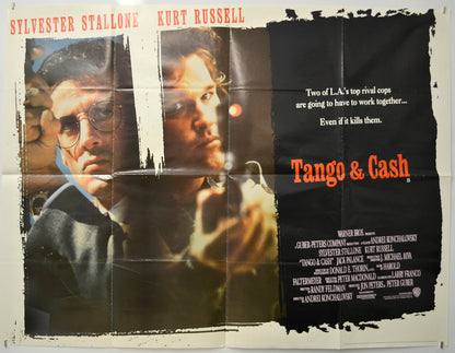 Tango and Cash  Original Quad Poster - Film Poster - Movie Poster