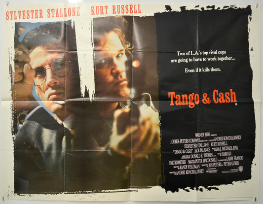 Tango and Cash  Original Quad Poster - Film Poster - Movie Poster