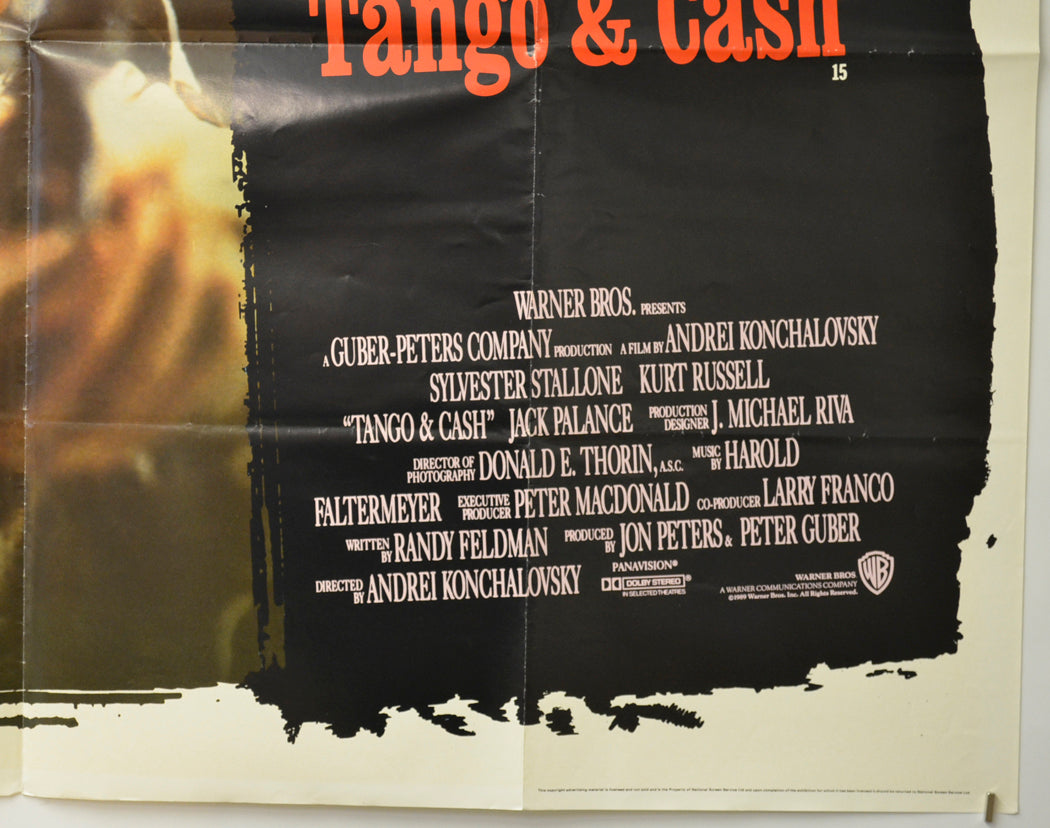 TANGO AND CASH (Bottom Right) Cinema Quad Movie Poster 