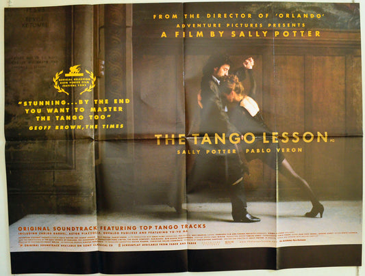 The Tango Lesson  (a.k.a. La leçon de tango)   Original British Quad Poster - Film Poster - Movie Poster 