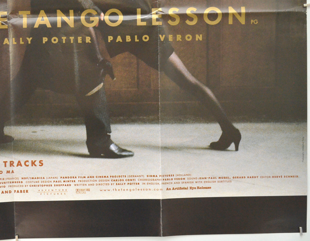 THE TANGO LESSON (Bottom Right) Cinema Quad Movie Poster 