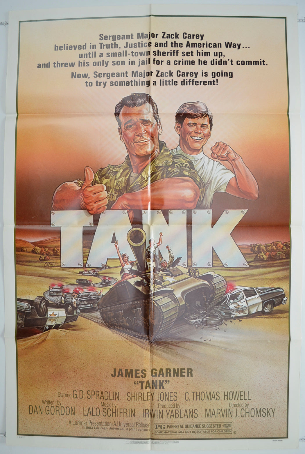 Tank  Original One Sheet Poster - Film Poster - Movie Poster 