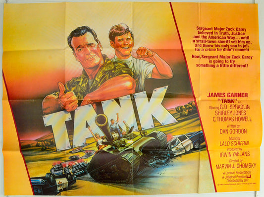 Tank Original British Quad Poster - Film Poster - Movie Poster 