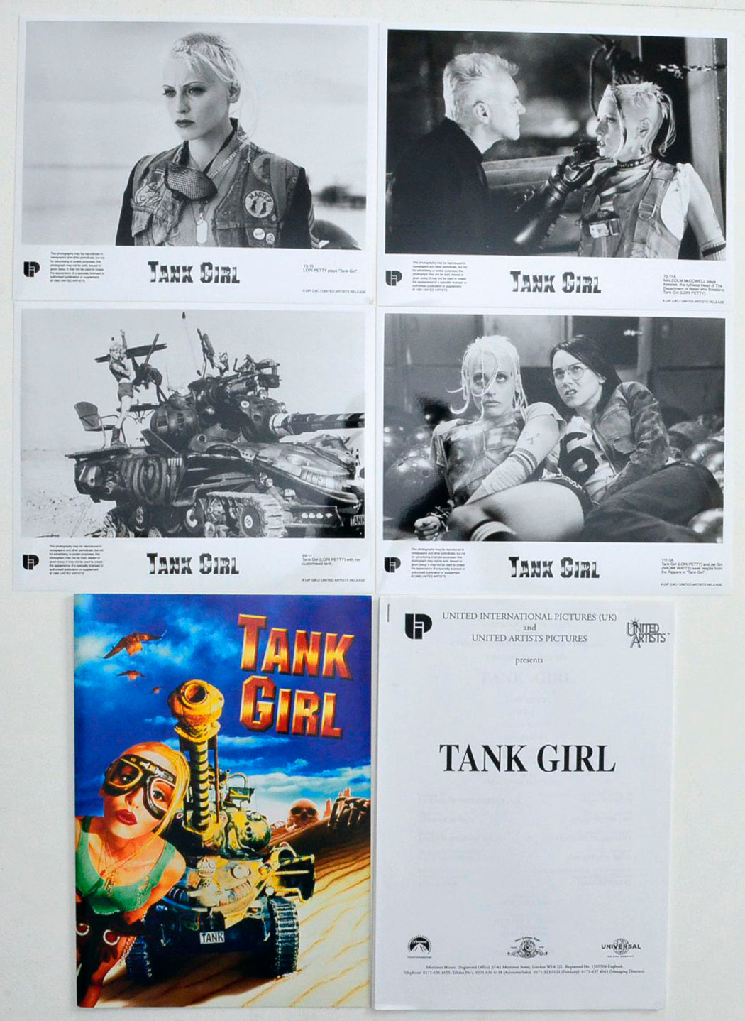 Tank Girl  Original Cinema Exhibitors Press Kit