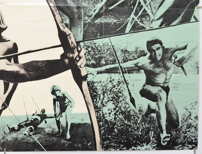 Tarzan And The Jungle Boy (Bottom Right) Cinema Quad Movie Poster 