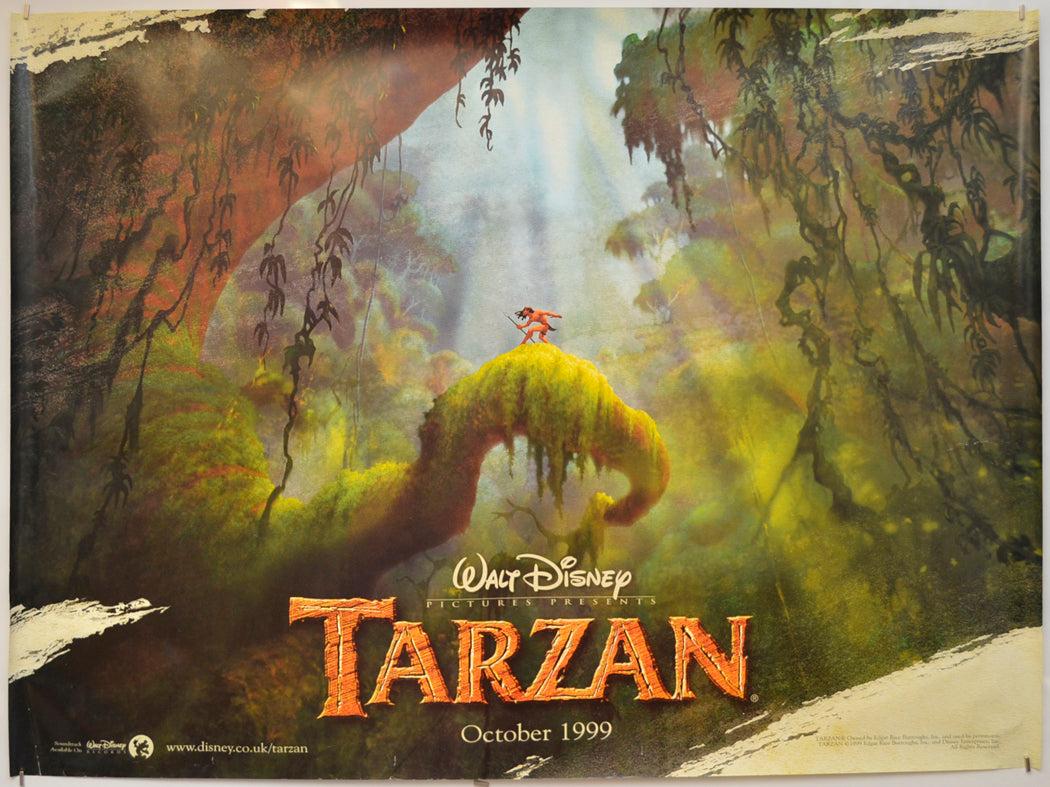 Tarzan  (Teaser / Advance Version) Original Quad Poster - Film Poster - Movie Poster