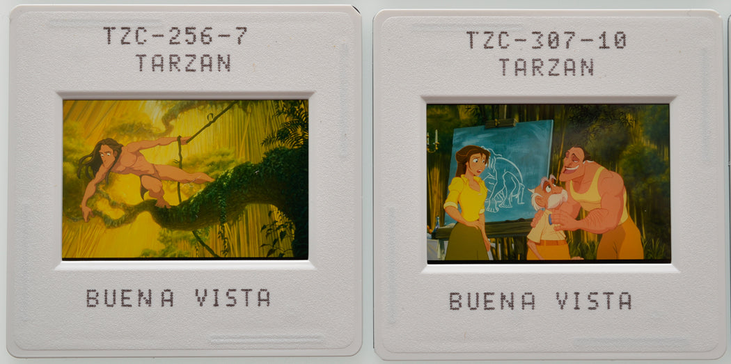 Tarzan (Slides 5 and 6) Original 35mm Slides - Cinema Press Slides