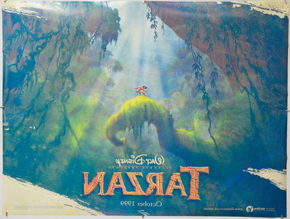 Tarzan (Back) Cinema Quad Movie Poster 